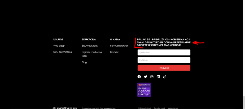 Prodajna web stranica - dodana vrijednost